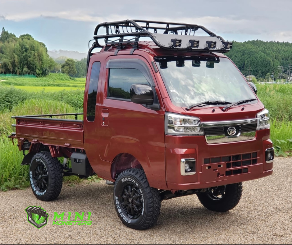 A stock image illustrating street legal mini trucks concepts