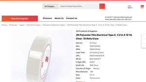 3M - Polyester Film Electrical Tape 5