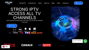 Strong IPTV - Extensive Live Channels and Movies