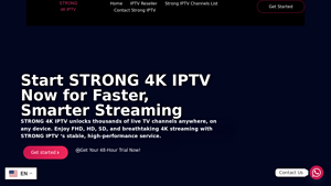 Strong 4K IPTV - Premium Streaming Service