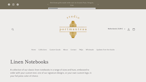 Studio Portmanteau - Linen Notebooks