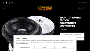 Sundown Audio - SDDN 12 Limited Edition Competition Subwoofer