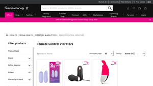 Superdrug - Remote Control Vibrators