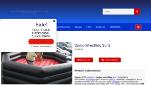 SuperFun - Sumo Wrestling Suits Rental