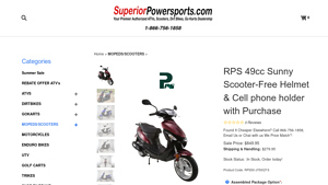 RPS - 49cc Sunny Scooter