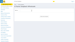SupplyLeader - Frame Snapback Wholesale