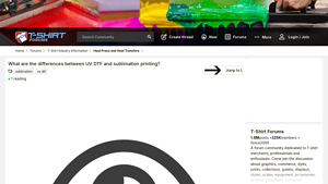T-Shirt Forums - UV DTF Printing Solutions