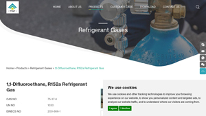 Taiyugas - 1,1-Difluoroethane (R152a) Refrigerant Gas