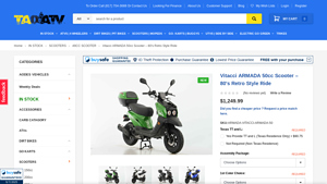 Vitacci - 50cc ARMADA Retro Scooter