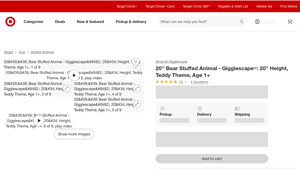 Gigglescape™ - 20'' Bear Stuffed Animal