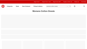 Target - Women's Cotton Onesies
