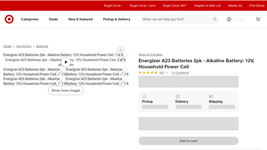 Energizer - A23 Batteries 2pk