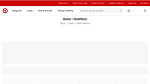 Target - Halal Nutrition Products