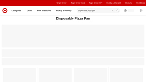 Target - Durable Disposable Pizza Pans