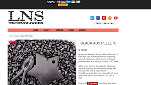 TechKits - Black ABS Pellets