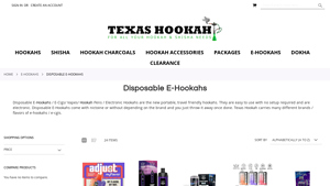 Texas Hookah - Disposable E-Hookahs