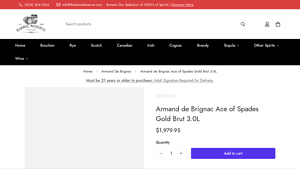 Armand de Brignac - Ace of Spades Gold Brut 3.0L