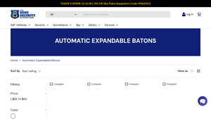 Police Force - Tactical Automatic Expandable Batons