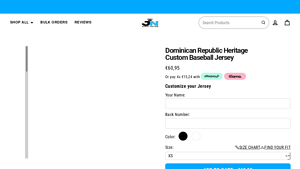 The Jersey Nation - Dominican Republic Heritage Custom Baseball Jersey