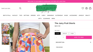 The Polkadot Alley LLC - The Juicy Fruit Shorts