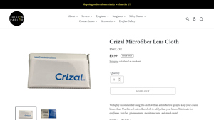 The Vision Parlor - Crizal Microfiber Lens Cloth