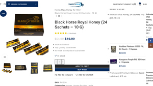 Thirsty Run - Black Horse Royal Honey