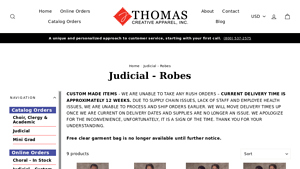 Thomas Robes - Judicial Robes