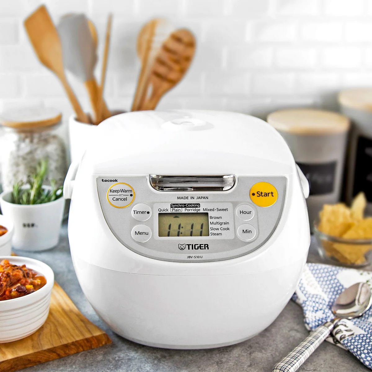A stock image illustrating tiger brand rice cooker parts concepts