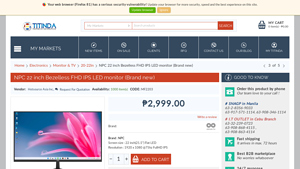 NPC - 22 inch Flat LED Monitor