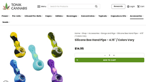 ToniK - Silicone Bee Hand Pipe