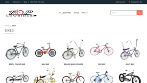 Top Low Rider - Deluxe Beach Cruiser Bike