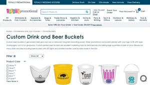 Totally Promotional - Custom Drink & Beer Buckets