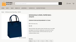 Tote Bag Mart - Wholesale Jewel Paper Bag