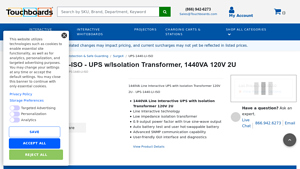 Touchboards - Surgex UPS 1440 LI ISO