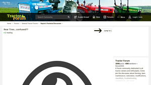 TractorForum - Tire and Rim Specifications