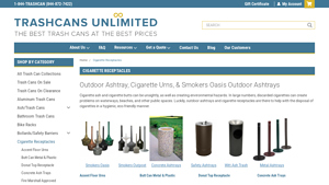 Trash Cans Unlimited - Outdoor Ashtrays