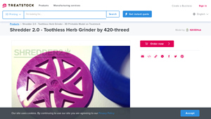 4203DHub - Shredder 2.0 Herb Grinder