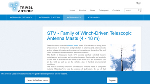 Trival - STV Telescopic Winch-Driven Antenna Masts