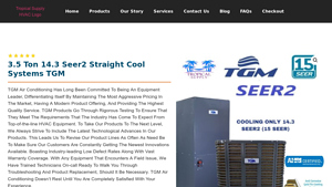 Tropical Supply - 3.5 Ton 14.3 SEER2 Straight Cool System