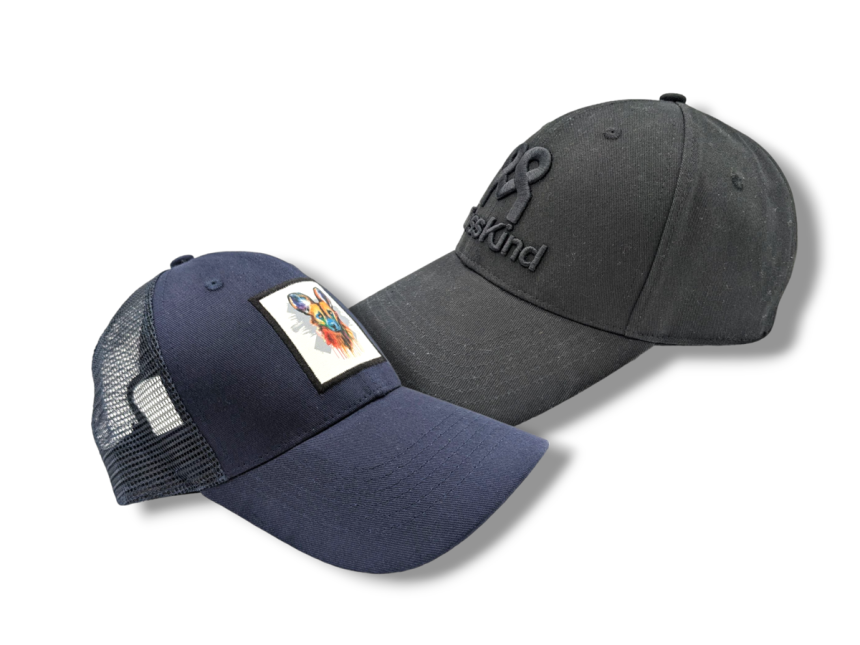 A stock image illustrating trucker vs baseball cap concepts