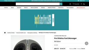 BACKplus - Pro Shiatsu Foot Massager