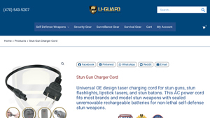 uGuard - Stun Gun Charger Cord