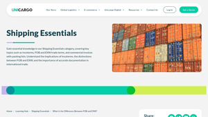 Unicargo - Key Incoterms Guide