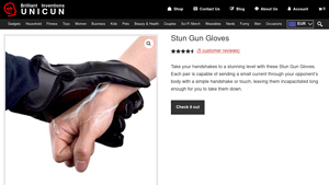 Unicun - Stun Gun Gloves