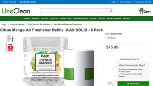 Unoclean - Citrus Mango Air Freshener Refill
