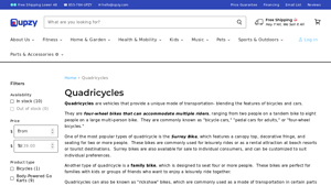 Upzy - Multi-Person Four-Wheel Bikes