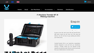 Tremblr - BT-R Hands-Free Male Masturbation Machine