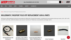 HTP America - Millermatic Passport Plus MIG Gun & Parts