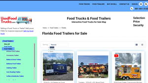 Used Food Trucks - 2024 Barbecue Food Concession Trailer