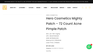 Hero Cosmetics - Mighty Patch 72 Count